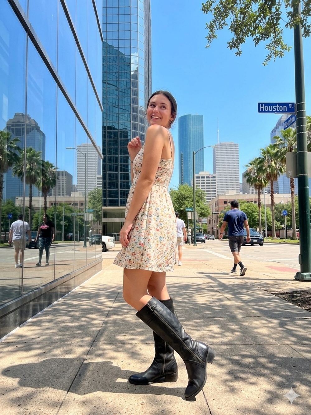 Born Black Over-the-Knee Riding Boots with Side Zip